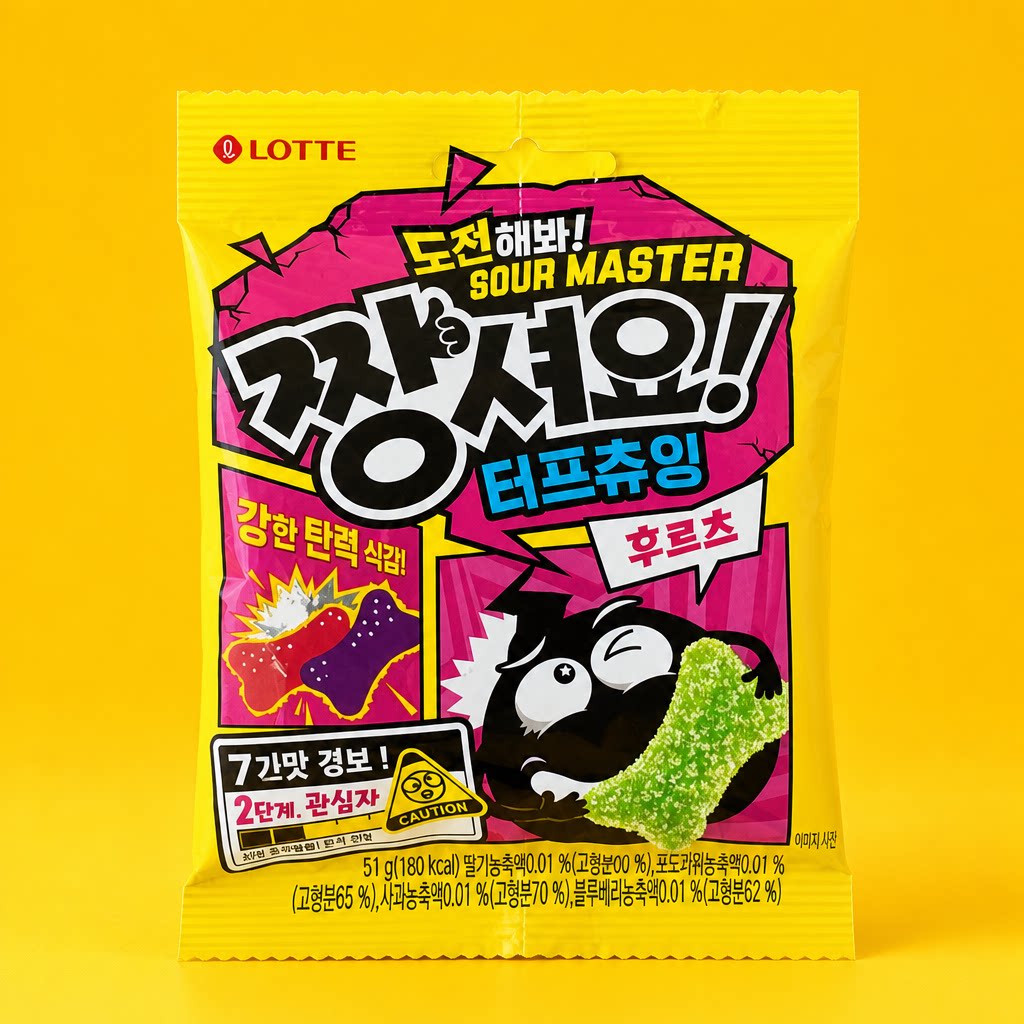 特惠11.10 韩国进口零食糖果酸甜软糖 乐天酸爽软糖