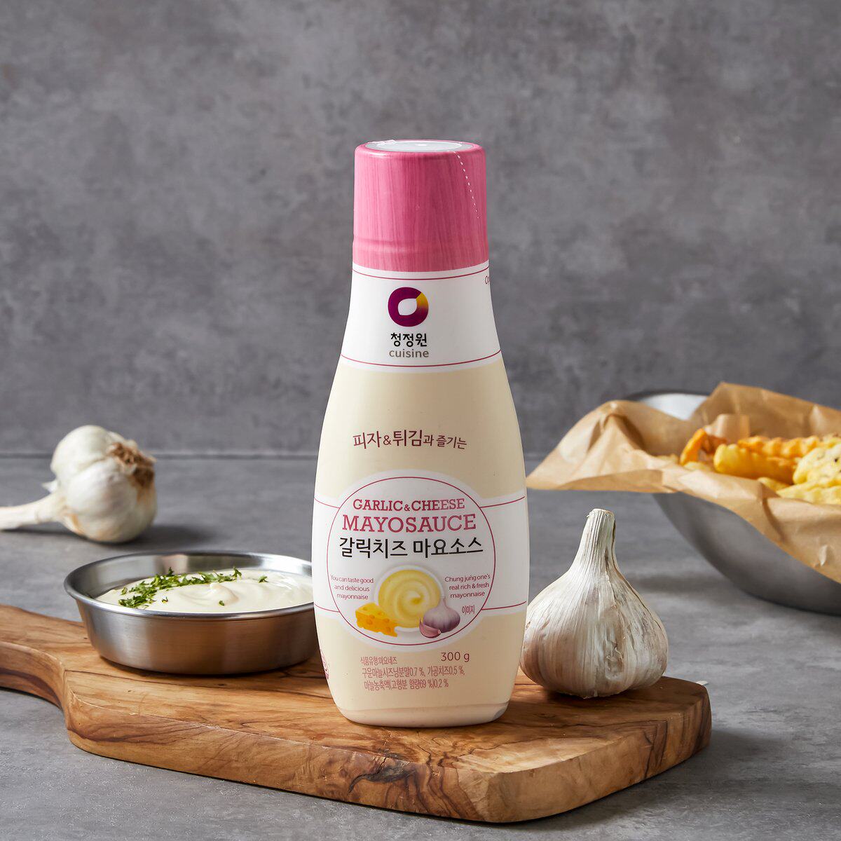 蒜香芝士沙拉沙司酱韩国清净园mayo沙拉酱香甜面包寿司商用色拉酱