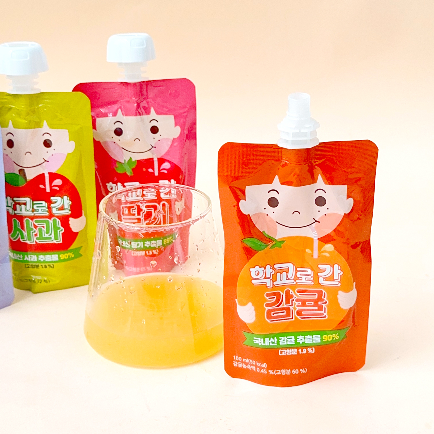 韩国进口儿童小果汁12%原汁包邮