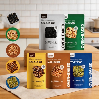 韩国进口豆腐饼干海苔燕麦糙米