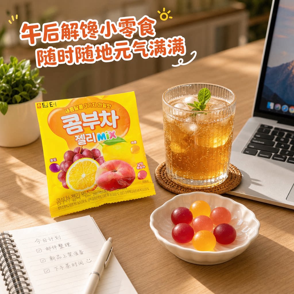 满39包邮限定可抽卡康普茶口味