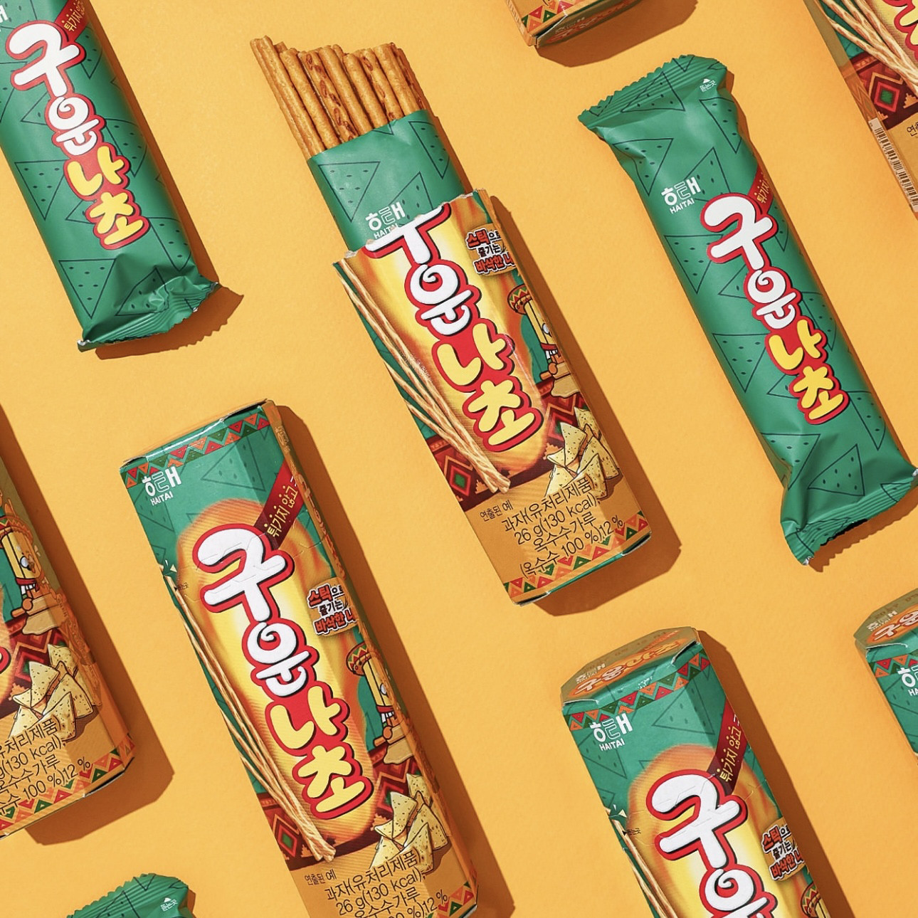 海太韩国烤薯棒原味薯片108g桶装休闲零食下午茶儿童零食细条饼干