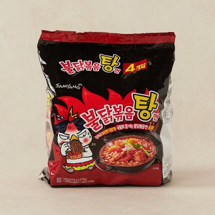 三养火鸡面 中辣经典香辣炒鸡肉味荞麦面韩国进口零食拉面 方便面