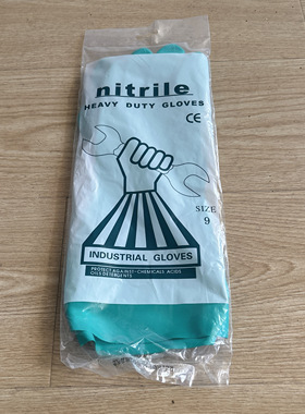 劳保耐磨防滑加厚耐用工地干活用的绿色劳保家务加长手套分左右用