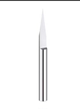 整体合金雕刻刀钨钢平底尖刀6mm*0.1 0.2 0.3*30度45度90度20度