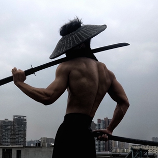 武士刃塑胶刀拔刀剑道高强度冷钢绣春刀汉剑武式刀唐横刀儿童玩具