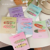 2个装 Spring Juice 果汁系列发夹可爱葡萄西瓜化妆夹发卡发饰品