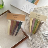 早秋新色系 5个装 化妆夹百搭彩色刘海夹侧边夹子发夹鸭嘴夹发饰女