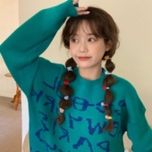 10条装 可爱糖果色发绳植绒爱心星星几何发圈头绳小号皮筋头饰发饰