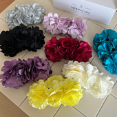 新色 易梦玲同款 花花香蕉夹横夹超大13.7cm一字夹美人鱼造型发夹