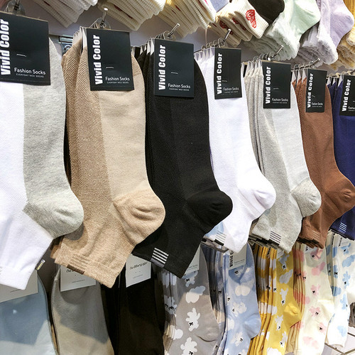 东大门春夏透气网面男士短袜