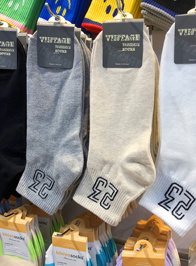 韩国进口袜子东大门春夏新款男士短筒棉袜ETNA23运动吸汗男袜3067