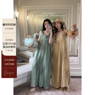 现货 Onepire summer Thai夏日泰兰德69%棉定染扎染懒人连衣裙