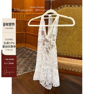 【现货】Atelier Onepire|V领伴侣，一件叠穿时髦感蕾丝上衣