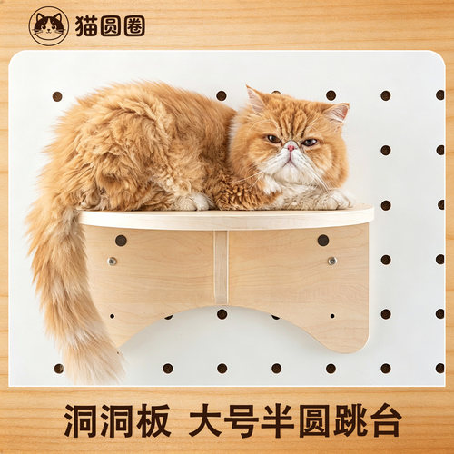 猫圆圈15mm壁挂免打孔洞洞板配件