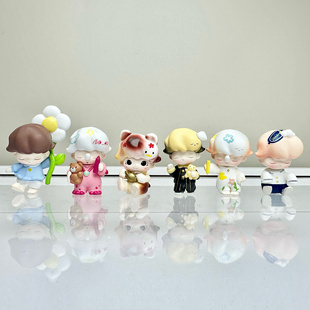 梦里梦外dimoo改娃萌粒二创小摆件钥匙扣挂件手作潮玩小摆件