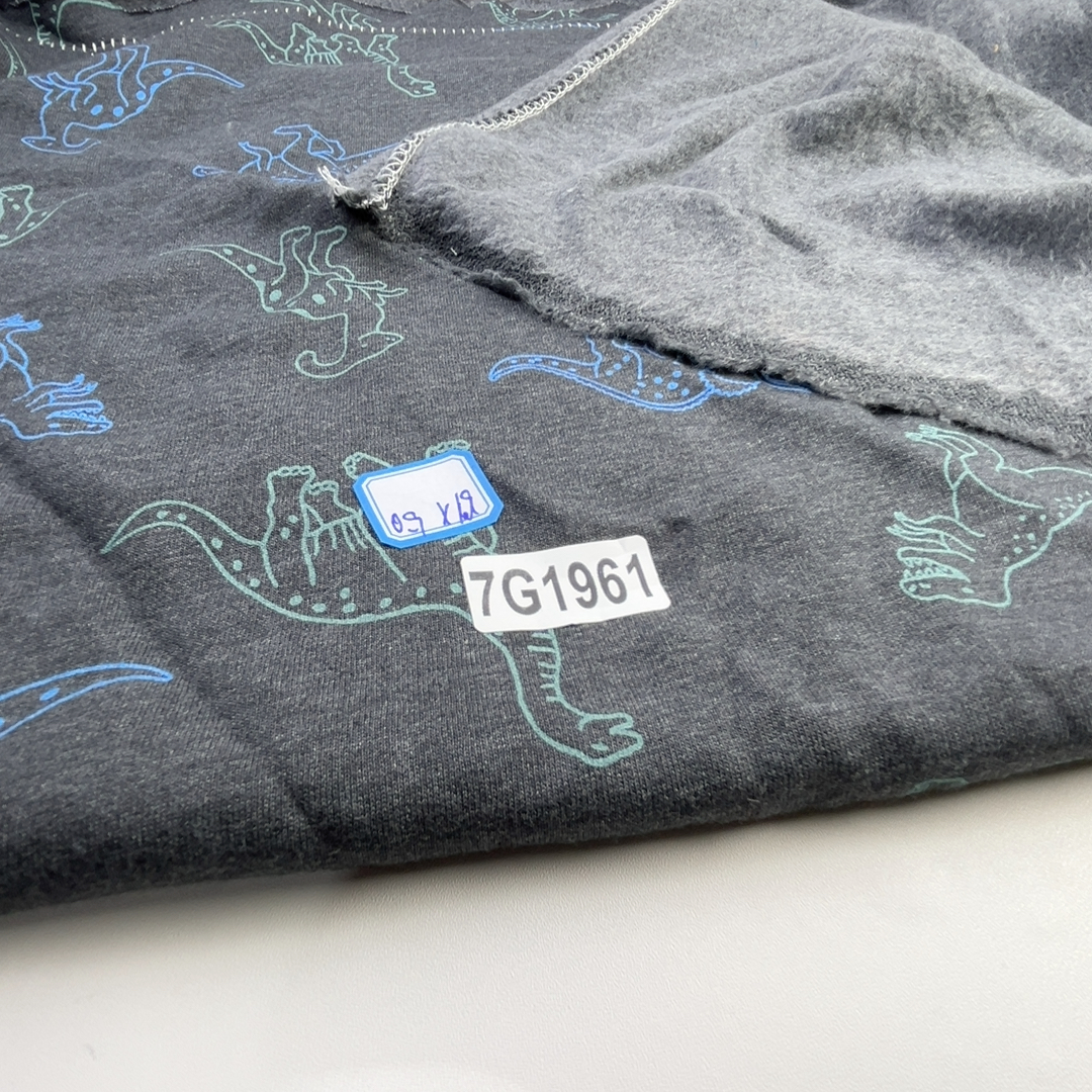 30元包邮7G1961恐龙卫衣抓毛绒一体绒做卫衣卫裤0.9x1.9m