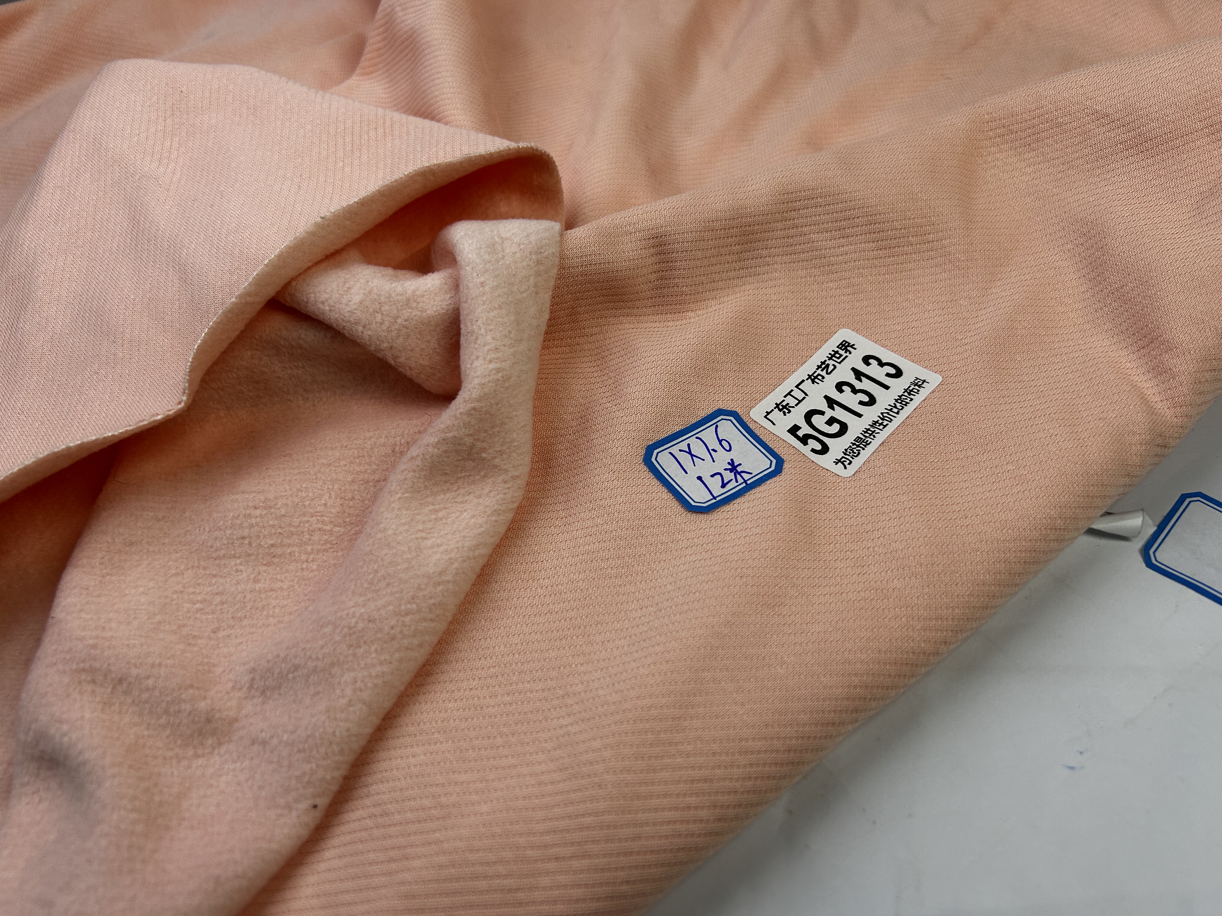 一米价1.1斤30元包邮5G1313宽1.6某乔某丹棉盖丝加绒卫衣布连裁