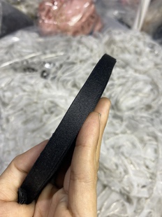 包邮 120克30元 5G0542涤纶织带柔软黑色宽1公分一卷