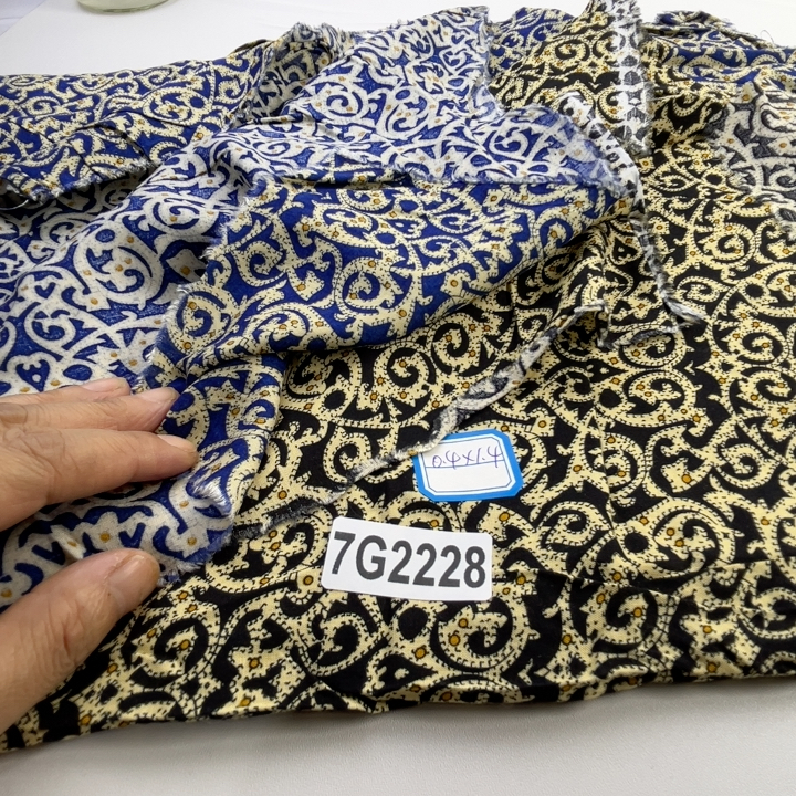 2个花30元包邮7G2228混搭纯棉棉绸面料0.4x1.4m2片