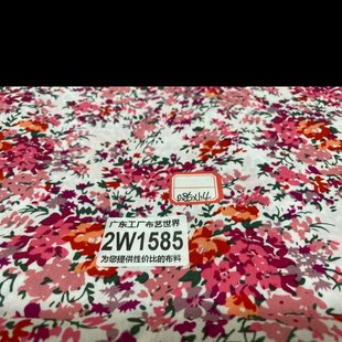 包邮 30元 2W1585纯棉棉麻花布面料做衬衣裙子0.85米乘1.4米