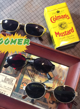 外d90年代稀有中古墨镜