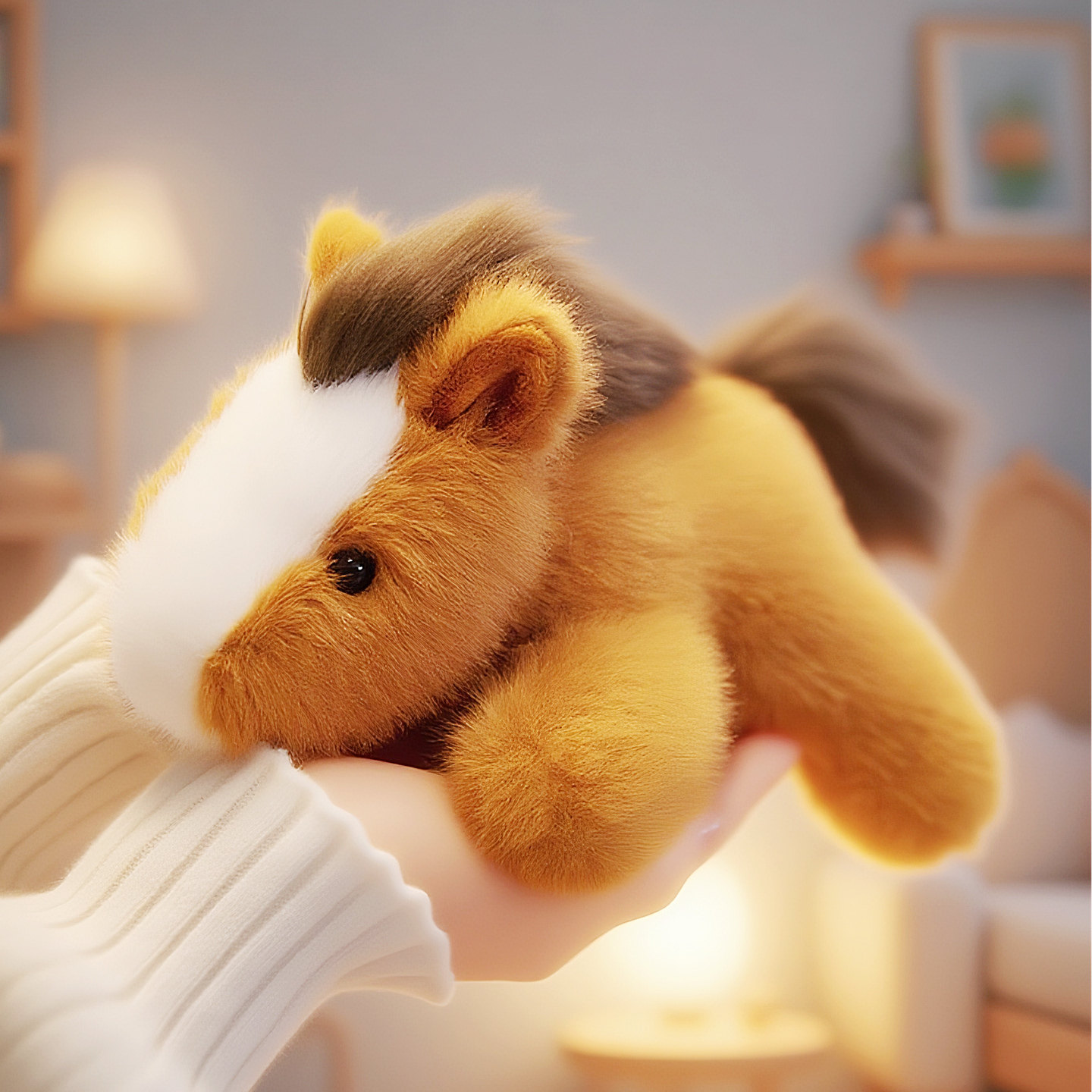 新款桌伴娃娃鸭子青蛙奶牛马玩偶