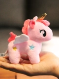 Милая плюшевая кукла, школьный рюкзак, пони, подвеска, розовая игрушка, единорог