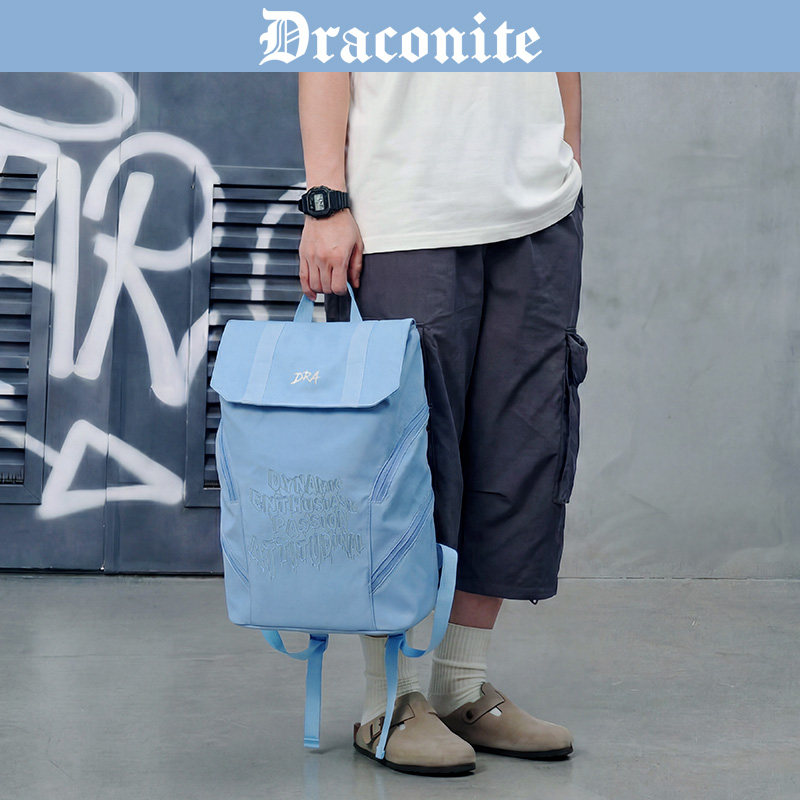 DRACONITE初中双肩包大容量大学生书包女电脑包男美式高中生背包