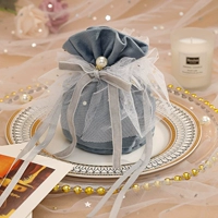 Бархат-джинбагс-лак-синий [белая юбка] круглый дно