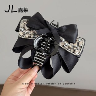 嘉莱捷克钻蝴蝶结高级大抓夹