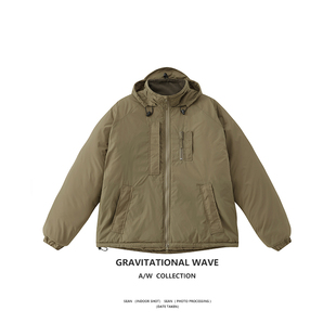 Gravitational wave轻量户外棉服冬季保暖棉衣军版训练服跨界潮品