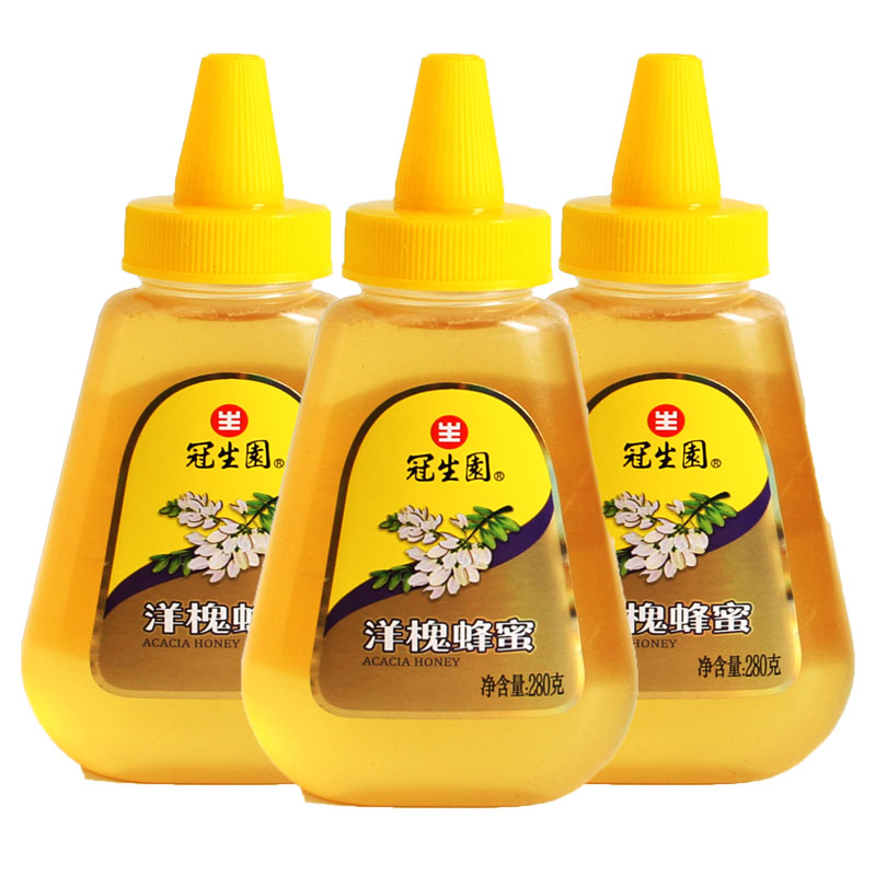 冠生园洋槐蜜280g塑料瓶装土蜂蜜上海特产槐树蜂蜜 冲调饮品包邮