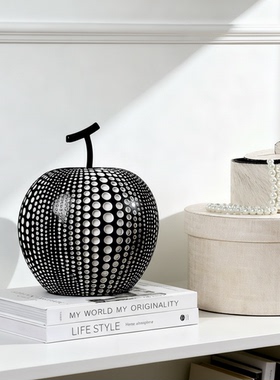 简约现代树脂苹果桌面百搭摆件