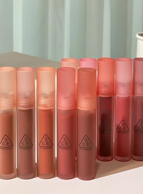 3CE/三熹玉 水雾唇彩LAY DOWN雾面口红唇釉SEPIA/EARLYHOUR新款