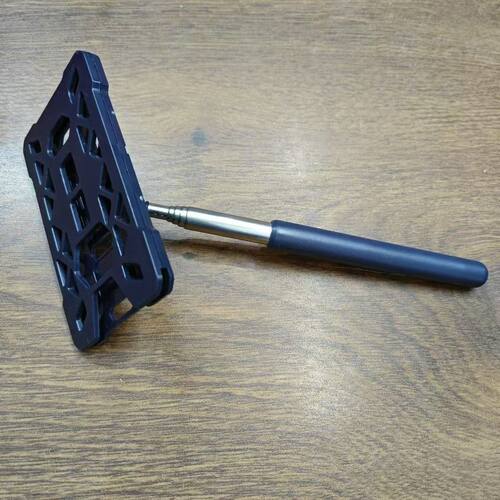 神器不锈钢停车刷卡夹缩拍卡伸縮棒棍小区车库打嘀卡杆