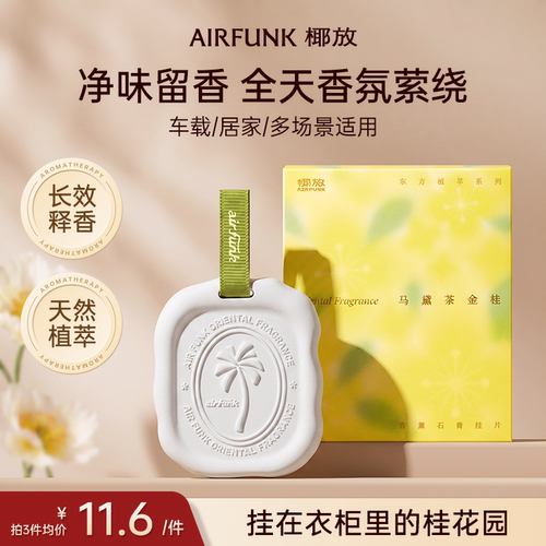 【新品】椰放石膏香片持久留香