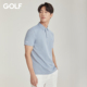 男25夏新款 GOLF高尔夫Jeans短袖 polo衫 华夫格透气防晒速干T恤男
