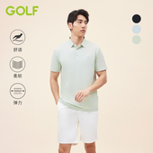 短袖 GOLF t恤男 宽松休闲翻领短袖 男运动时尚 高尔夫polo衫 男夏季