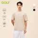 休闲男t恤短袖 GOLF 凉感透气纯色圆领时尚 t恤男夏季 高尔夫短袖