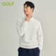 GOLF高尔夫长袖 男 立领半拉链棉感保暖打底衫 卫衣男25秋冬新款 时尚
