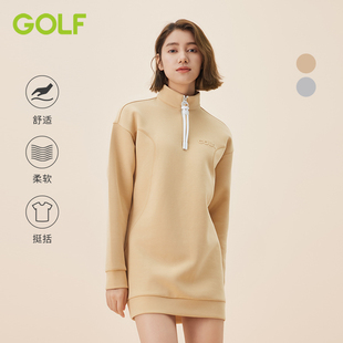 GOLF/高尔夫连衣裙女秋装宽松显瘦休闲