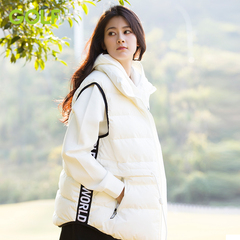 GOLF高尔夫秋冬保暖女士马甲加厚外穿休闲背心时尚短款羽绒马甲女