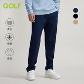 高尔夫休闲裤 男春秋保暖透气松紧抽绳针织长裤 男时尚 GOLF 运动裤