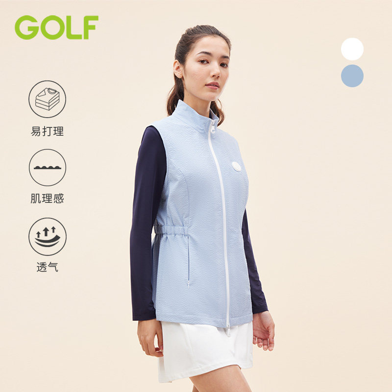 GOLF/高尔夫马甲女小个子春夏透气修身夹克女休闲时尚马甲女外搭,女装/女士精品,马夹,淘宝优惠券,粉丝福利购,淘宝优惠卷