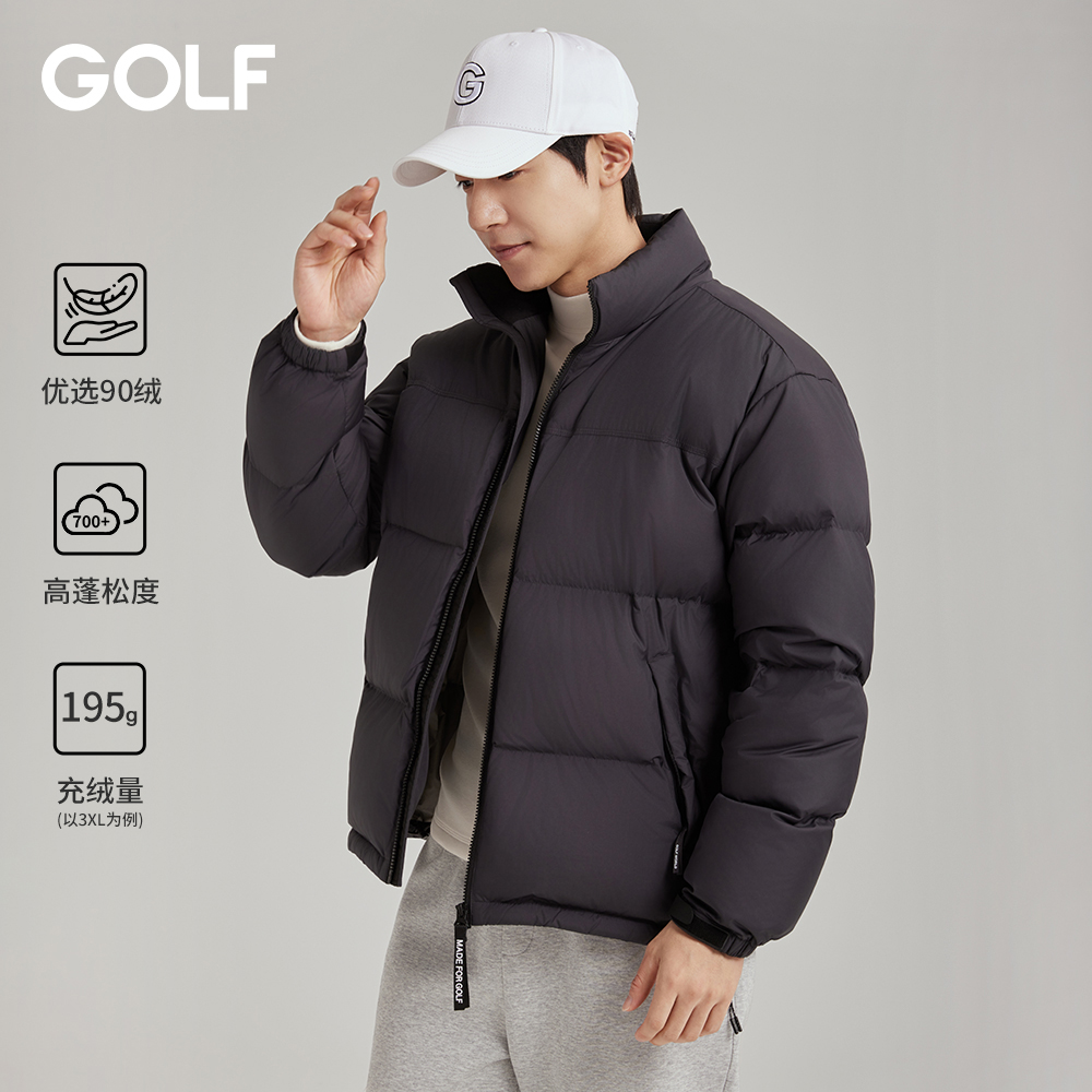 GOLF加厚羽绒服男25新款防风保暖
