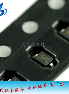 贴片稳压二极管 BZT52C11S 11V SOD-323 0805 丝印WG 2C MM3Z11