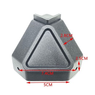 铝合金车尾箱保护角斜角边5cm通用包角黑色尼龙防摔角