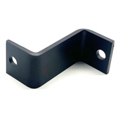 电摩车挂钩z字折弯支架加厚碳钢受力转接角码 固定底板连接件40宽