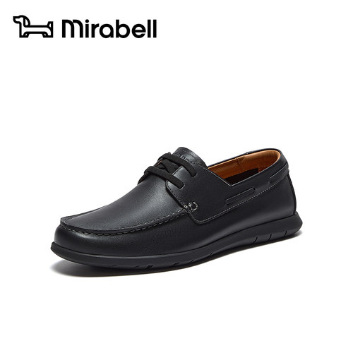 Mirabell2026春季新款商场同款商务通勤男正装休闲皮鞋B7X03AM6